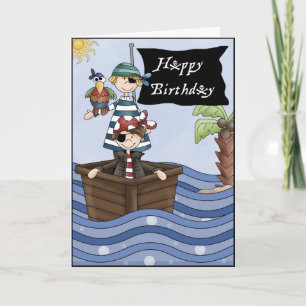Carte Le scorbut pirate la salutation d'anniversaire