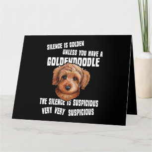 Carte Le Silence Est D'Or À Moins D'Avoir Un P Goldendoo