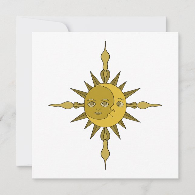 Carte Le soleil et la lune (Devant)
