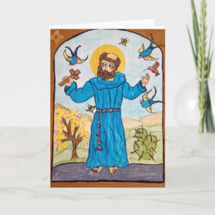 Carte Le St Francis d'Assisi du Retablo original