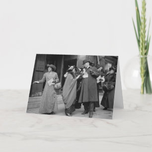 Carte Le suffrage Handouts, 1913 des femmes