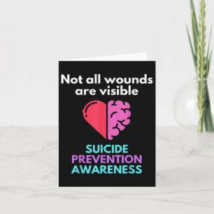 Carte Le Suicide Donne La Douleur À Quelqu'Un D'Autre. S