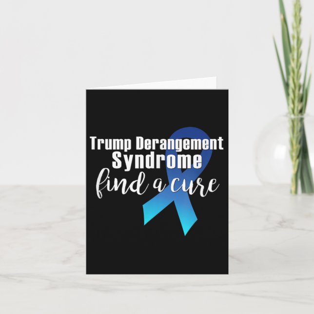 Carte Le Syndrome De La Dérangation De Trump Trouve Un S (Devant)