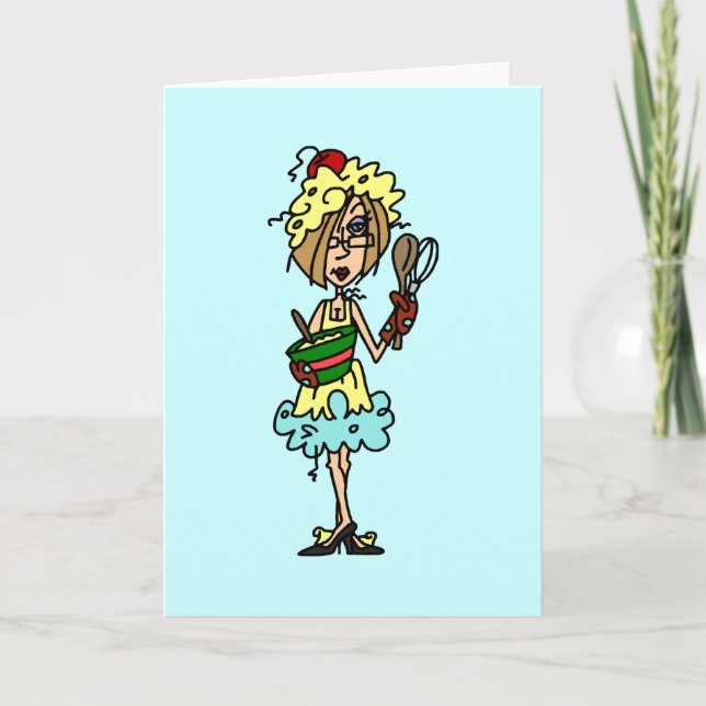 Carte Le T-shirts et les cadeaux malpropres de cuisinier (Devant)