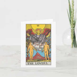 Carte Le tarot Lovers - Rider Waite Smith tarot