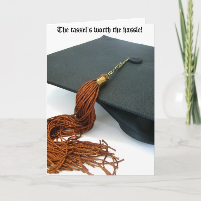 Carte Le Tassel vaut la peine d'être diplômé Hassle (Devant)