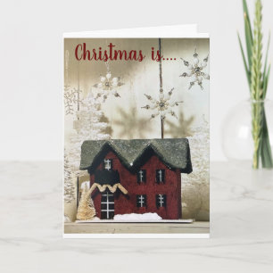 CARTE LE TEMPS DE L'ANNÉE POUR SE RAPPELER **VOUS** NOËL