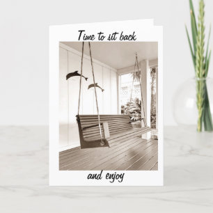 CARTE LE TEMPS DE RETOURNER/PROFITER DE VOTRE *NOUVELLE 