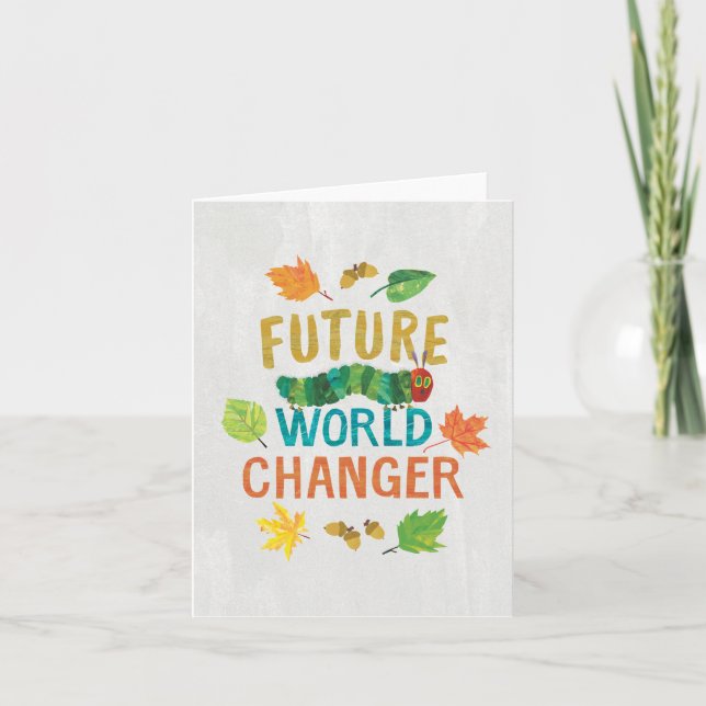 Carte Le très affamé Caterpillar Future World Change (Devant)