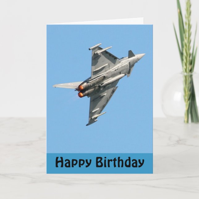 Carte Le typhon de l'Eurofighter fête son anniversaire (Devant)