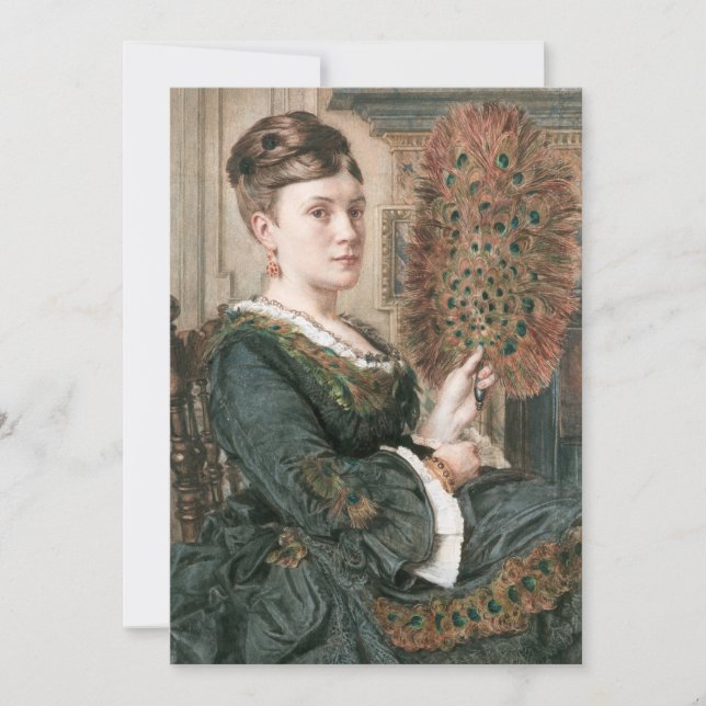 Carte Le Ventilateur De Peacock | Edward John Poynter (Devant)