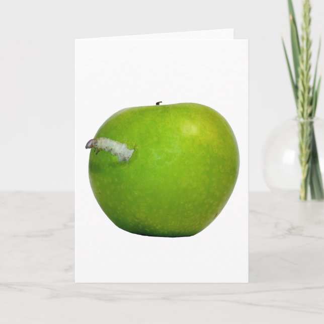 Carte Le ver dans la pomme (Devant)