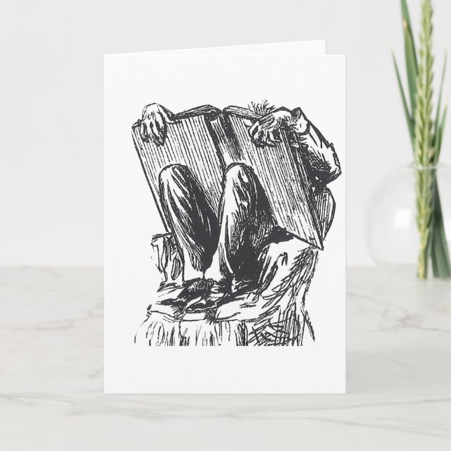 Carte Le ver de livre (Devant)