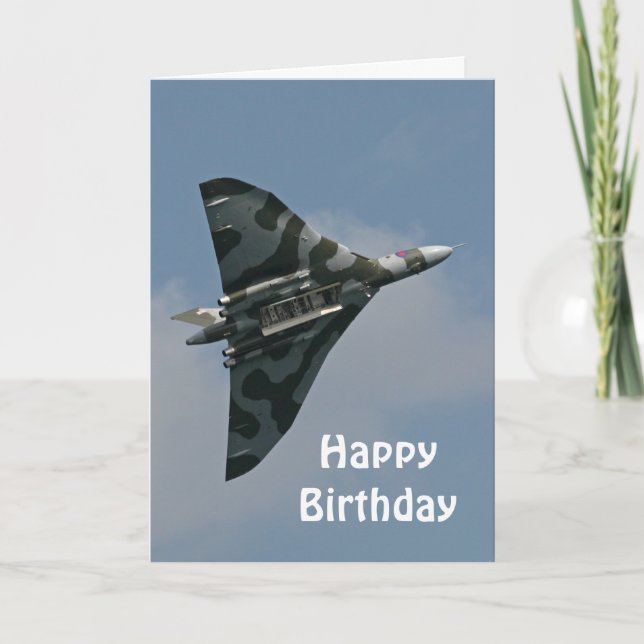 Carte Le Vulcan Avro Joyeux anniversaire (Devant)