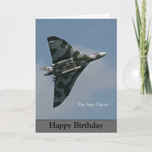 Carte Le Vulcan Avro Joyeux anniversaire (Devant)