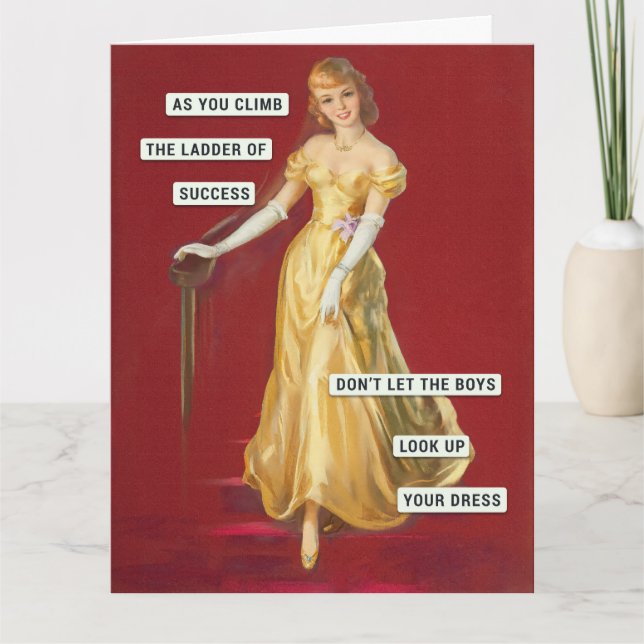 Carte L'échelle du succès (Devant)