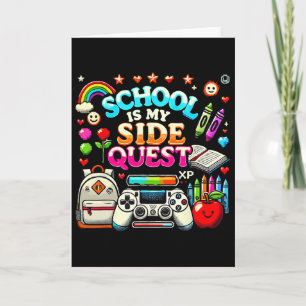 Carte L'école est ma quête secondaire Vidéo de rentrée s