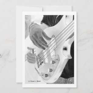 Carte Lecteur basse, basse et main, image négative