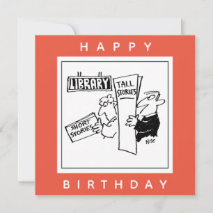 Carte Lecteurs de livres à un dessin de bibliothèque. Au