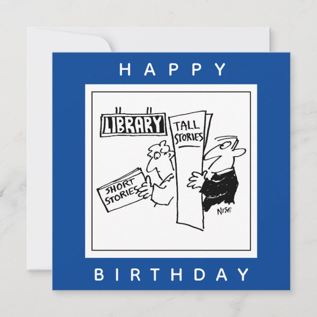 Carte Lecteurs de livres dans un dessin de bibliothèque (Devant)