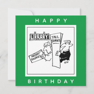 Carte Lecteurs de livres dans un dessin de bibliothèque