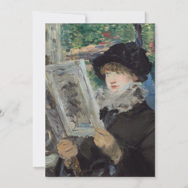 Carte Lecture | Édouard Manet (Devant)