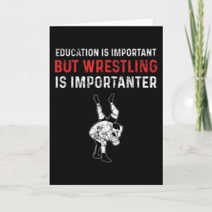 Carte L'Éducation Est Importante, Mais La Lutte Est