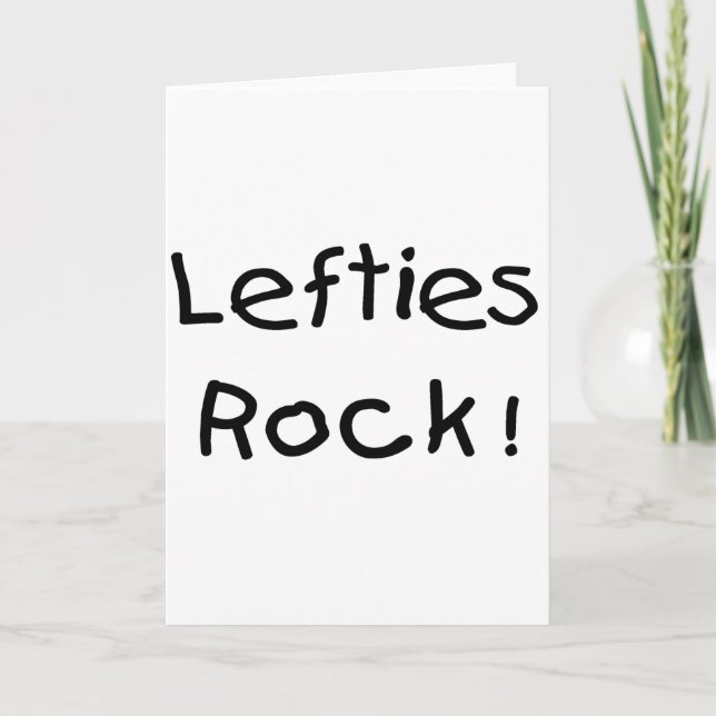 Carte Lefties Rock (Devant)
