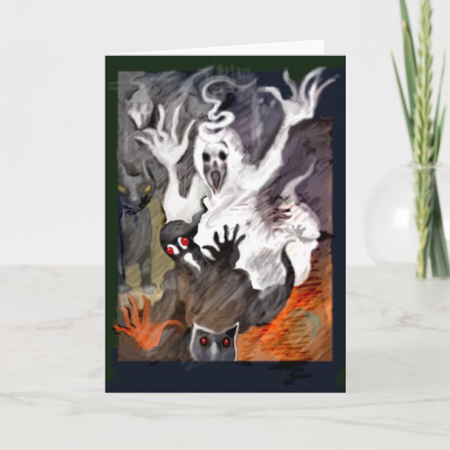 Carte ** Légende de Halloween d'Alejandro ** (Devant)