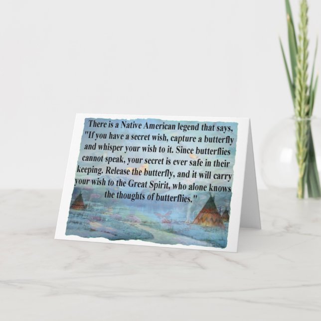 Carte Légende de papillon (Devant)