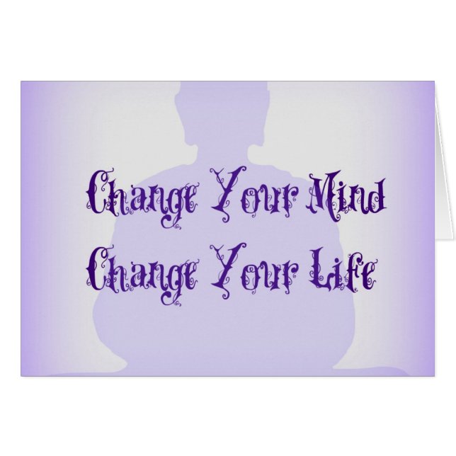 Carte légère d'esprit (Devant horizontal)