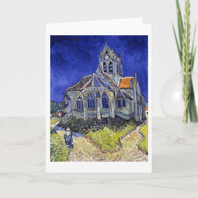 Carte L'église d'Auvers, Van Gogh (Devant)