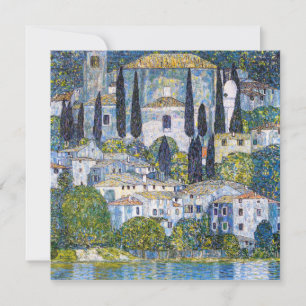 Carte L'église de Cassone   Gustav Klimt   Poster