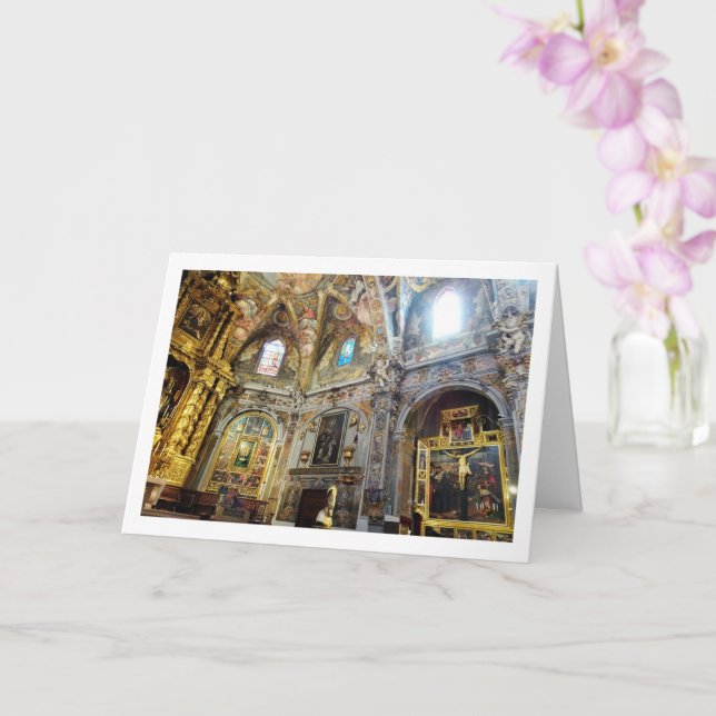 Carte L'église de San Nicolás, ville de Valence (Orchidée)