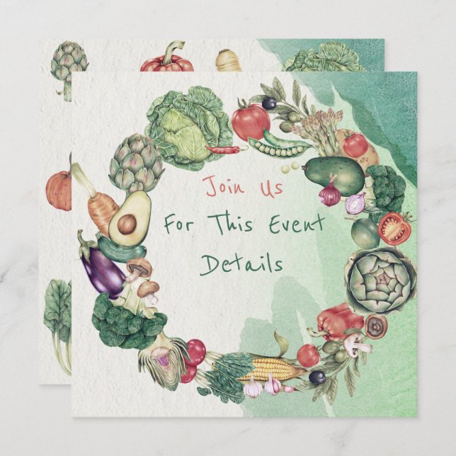 Carte Légume frais (Devant / Derrière)