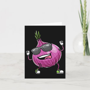 Carte Légumes d'oignon de danse rouge