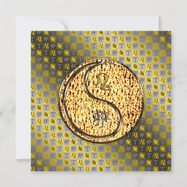 Carte Leo & Fire Rabbit (Devant)