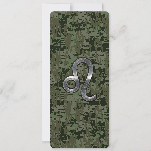 Carte Léo Zodiac Connexion Camouflage numérique vert (Devant)