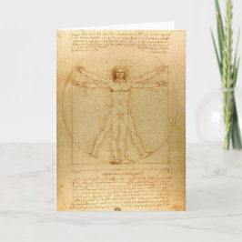 Carte Leonardo Da Vinci, Homme Vitruvien, Ratio D'Or