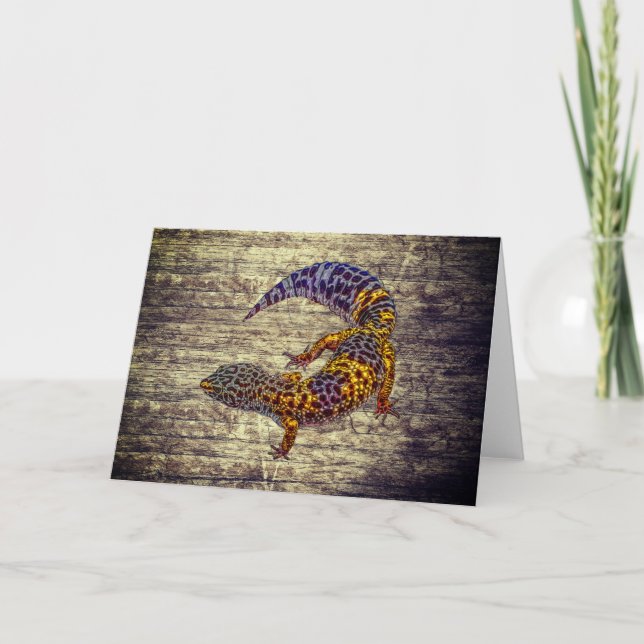 Carte Leopard Gecko (Devant)