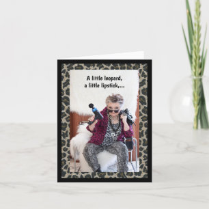 Carte Léopard, Léopard, Attitude humoristique
