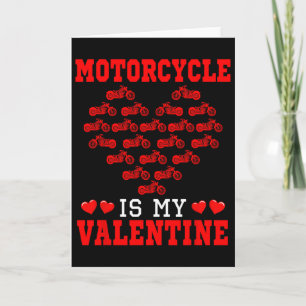Carte L'équipe de pilote de moto est mon cœur mignon de 