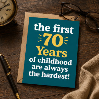 Carte Les 70 premières années de l'enfance sont les plus