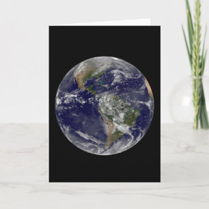 Carte Les Amériques Au Jour des terres.