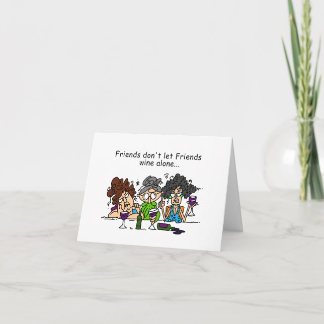 Carte Les amis ne laissent pas les amis se nourrir seuls (Devant)