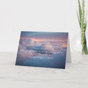 Carte Les amoureux restent dans nos coeurs Sympathie