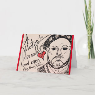 Carte Les Amours de la Saint Valentin d'Henry VIII