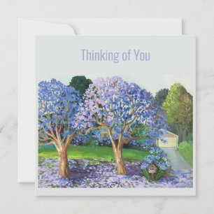 Carte Les arbres Jacaranda