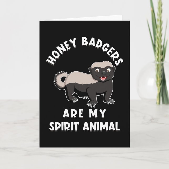 Carte Les Badgers de miel disent drôle (Devant)