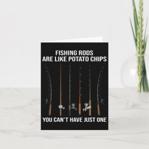Carte Les bâtons de pêche sont comme des chips de pommes